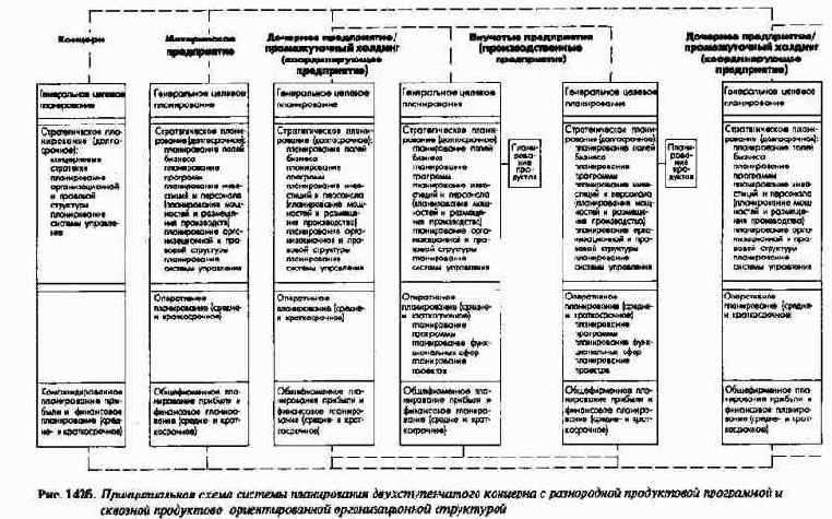 Организационная структура и концепция планирования
